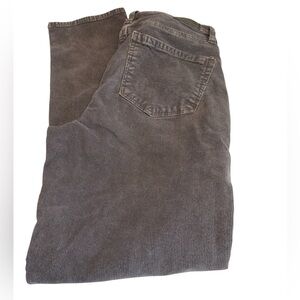 American Eagle pants stretch straight leg corduroy 5 pockets button/zip Size 00R